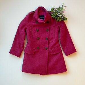 4T Oscar de la Renta Wool Coat